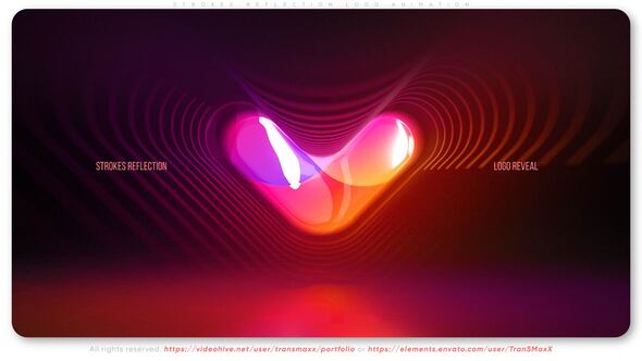 Strokes Reflection Logo Animation After Effects Project Files Videohive